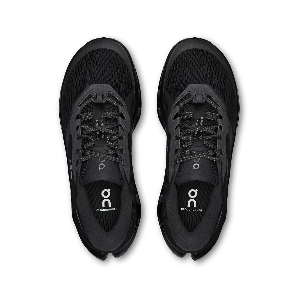 On Running Women's Cloudrunner 3 in Black/Black