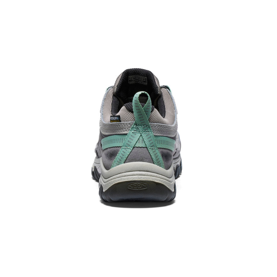 Keen Women's Targhee IV Waterproof Hiking Shoe in Alloy Granite Green