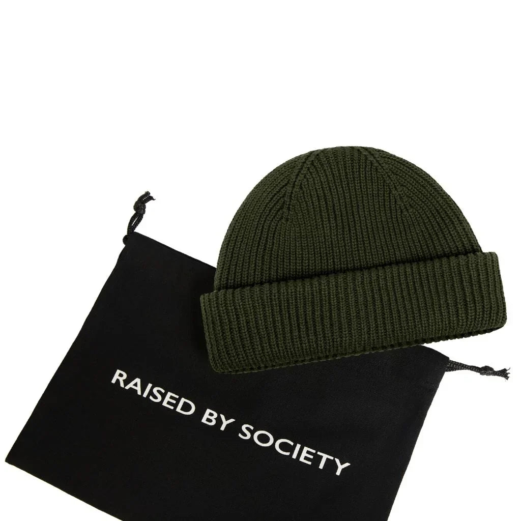 ARMY GREEN FISHERMAN BEANIE PRO